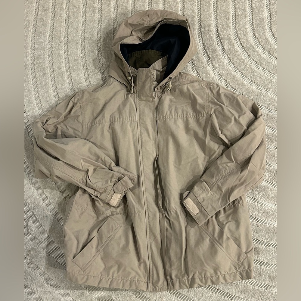 Vintage Eddie Bauer Outdoor Lined Coat Jacket with Hood - L